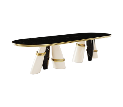 Sculptural console table