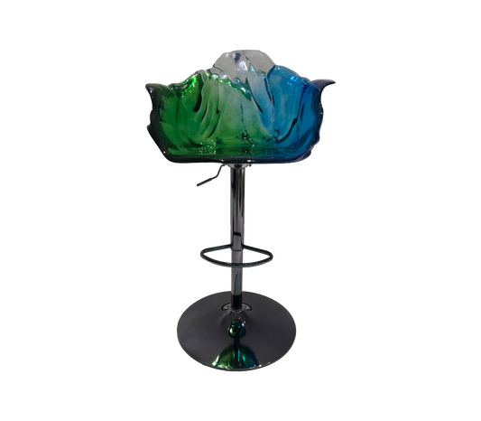 Resin Glass Bar Stools