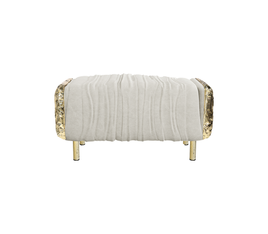 Sculptural Designer Ottoman