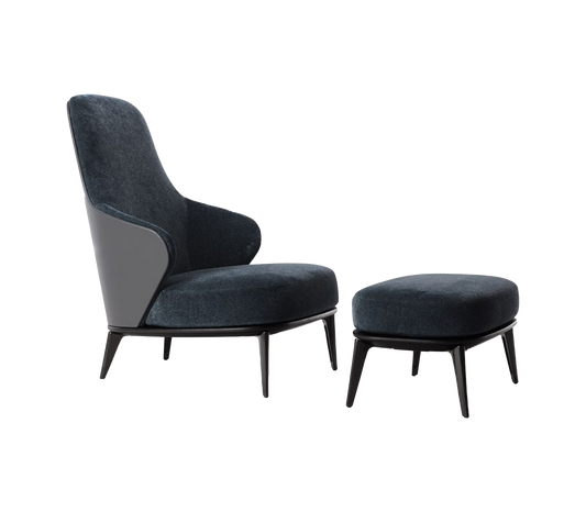Armchair with Stool
