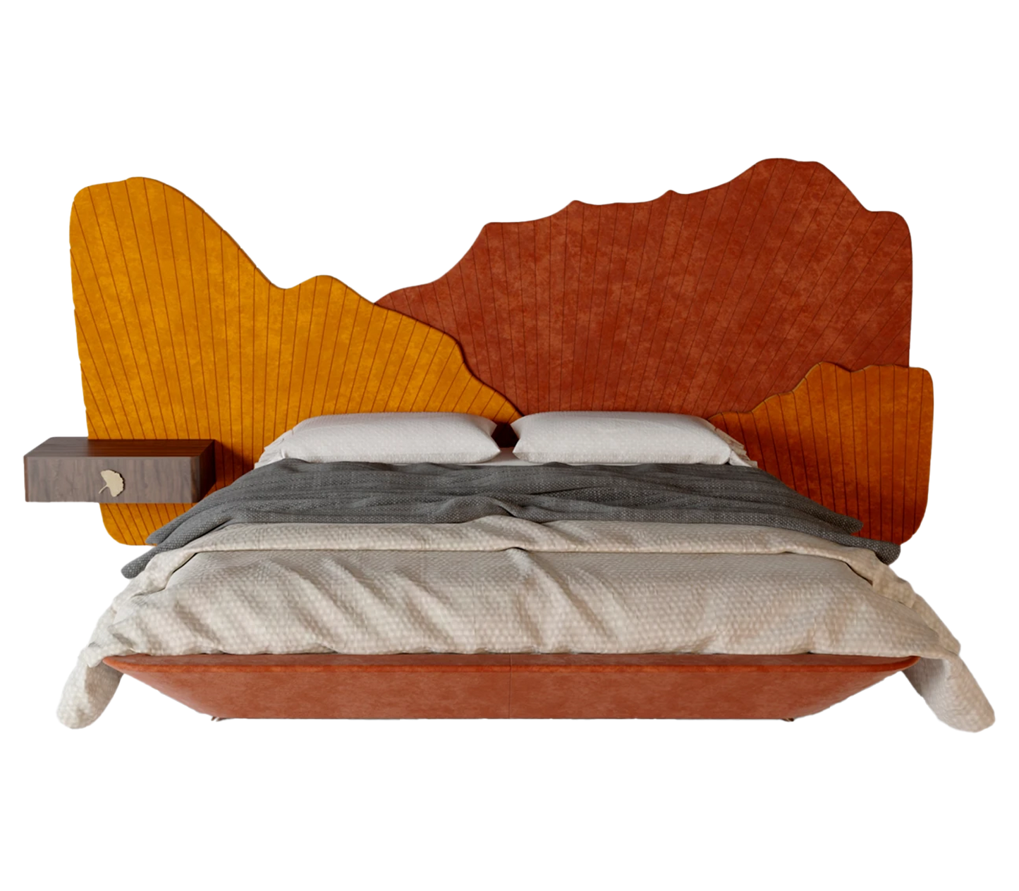 Luxury Handmade Ginkgo Bed