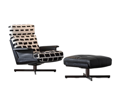 Modern Daiki Armchair and Stool