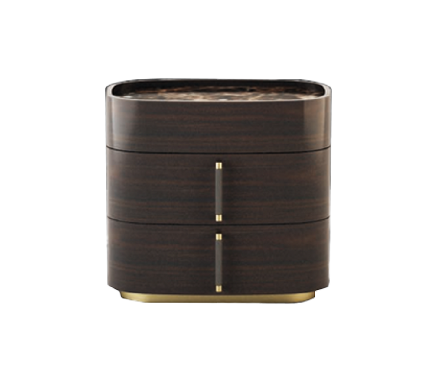 Touched D Curved  Night Stand