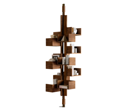 Stylish Revolving Wood Bookcase