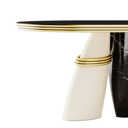 Sculptural console table