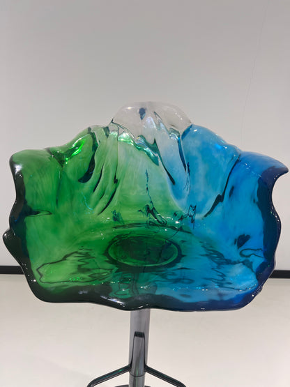 Resin Glass Bar Stools