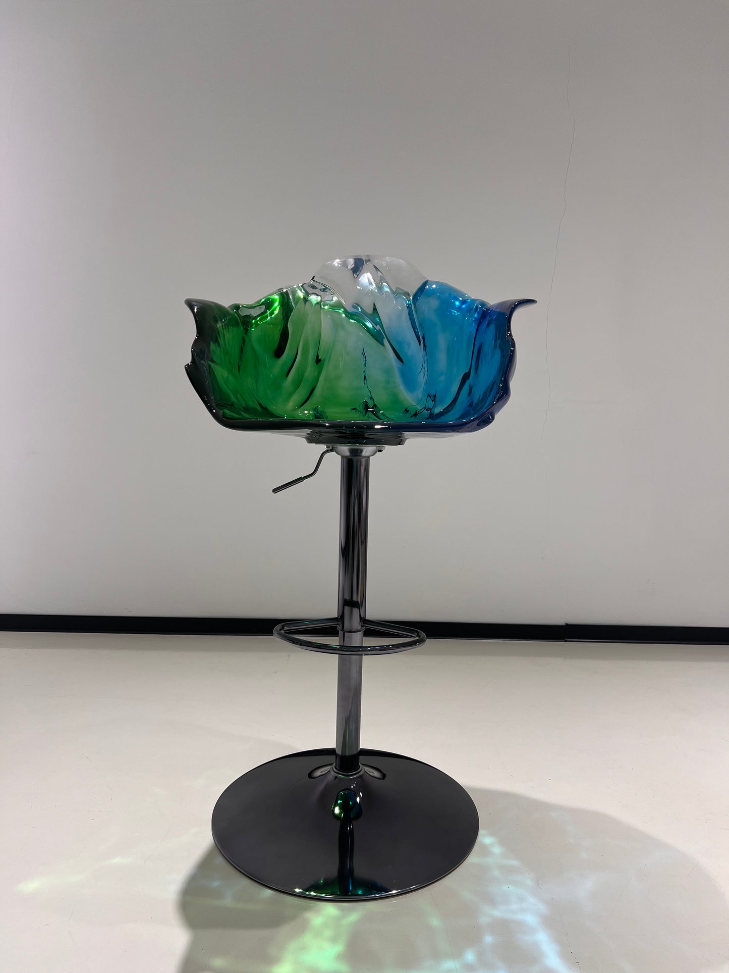 Resin Glass Bar Stools