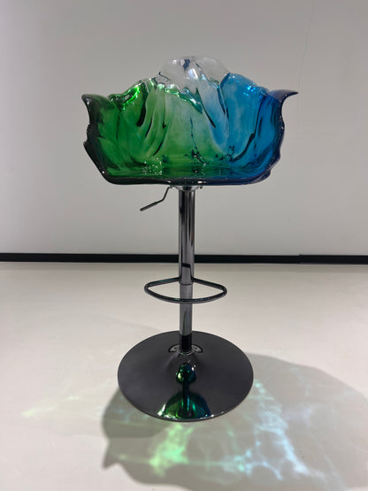 Resin Glass Bar Stools