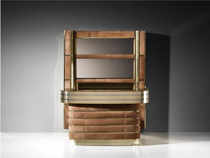 Hollywood Regency Bar Cabinet