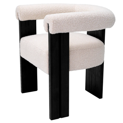 Percy Boucle Cream Dining Chair