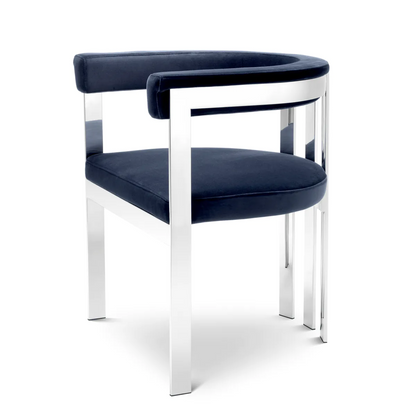 Sector Grey Boucle Dining Chair