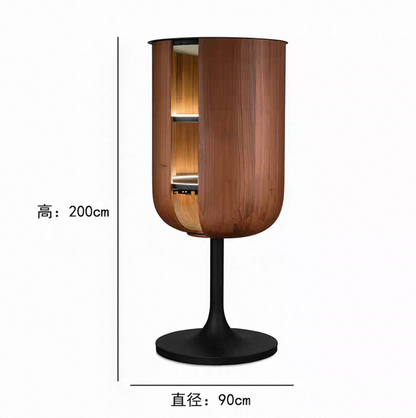 Handmade Standing Bar Cabinet