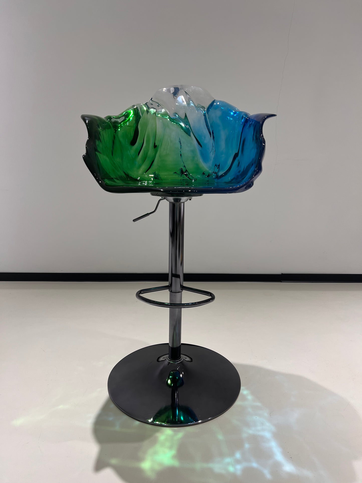 Resin Glass Bar Stools