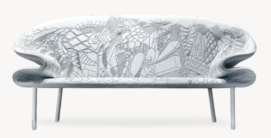 Artistic Doodle Sofa