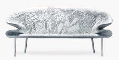 Artistic Doodle Sofa
