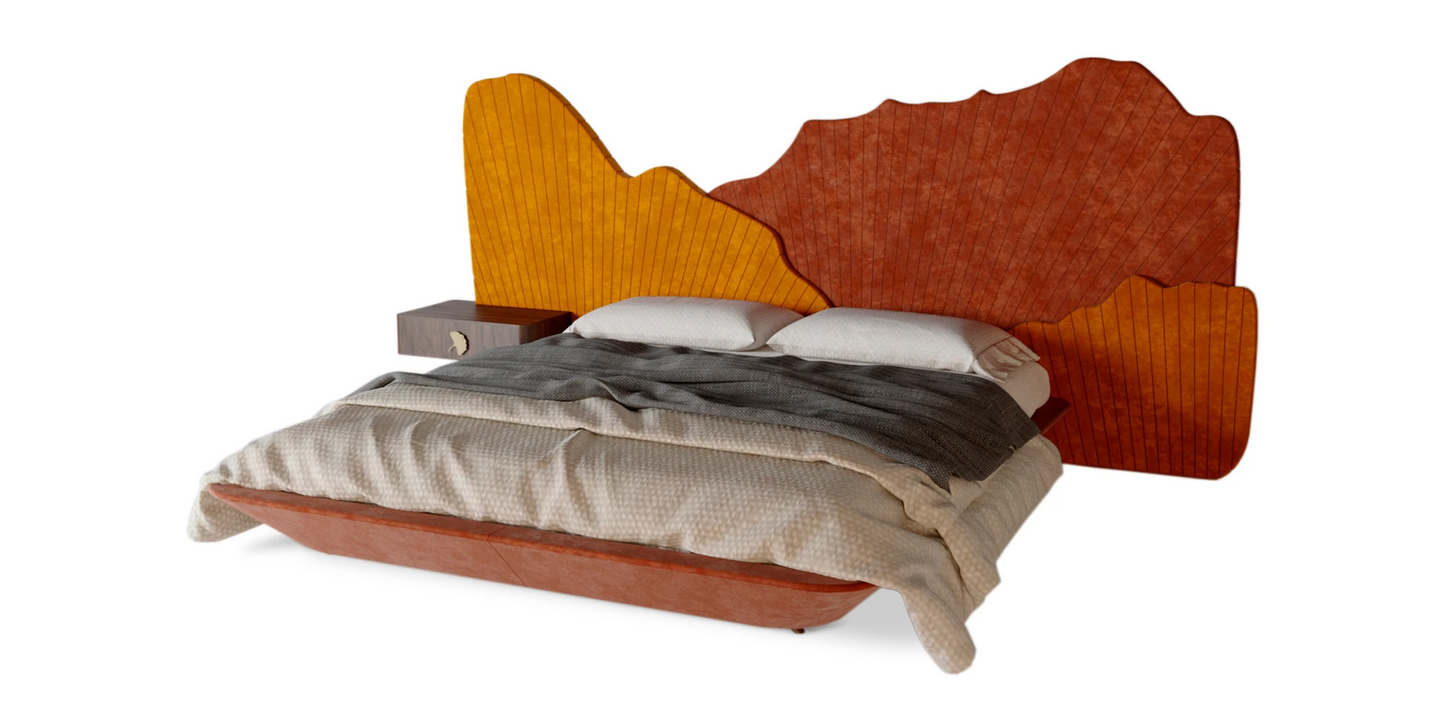 Luxury Handmade Ginkgo Bed