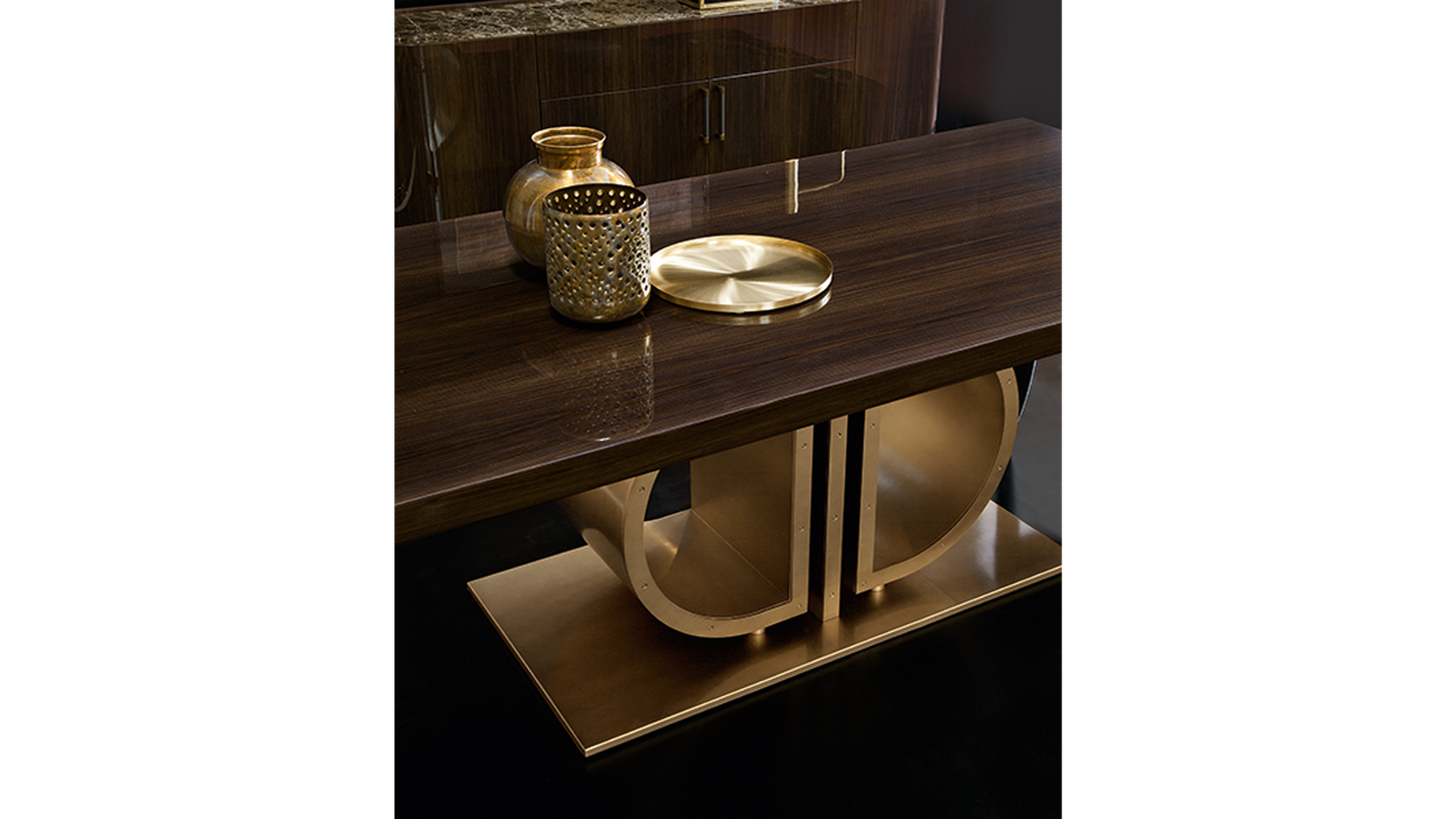 Italian Luxury Monogram Dining Table