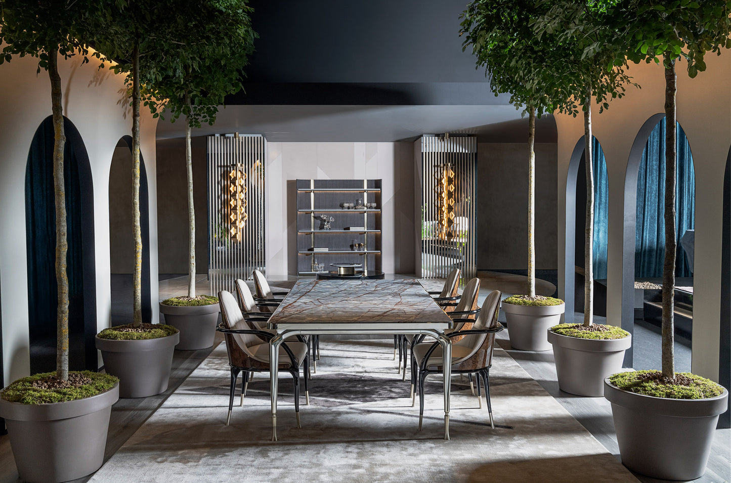Natural Marble Thule Dining Table