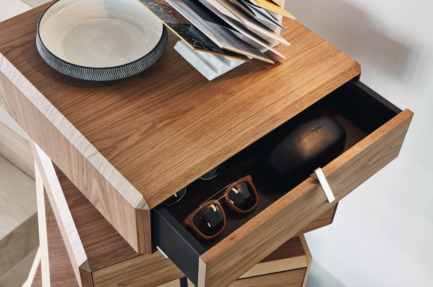 Italian Revolving Nightstand