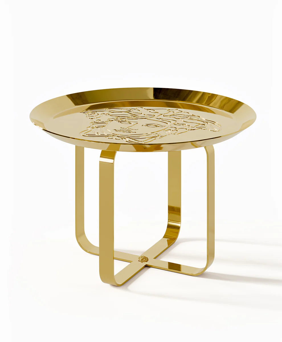 Gold Plated Side Table