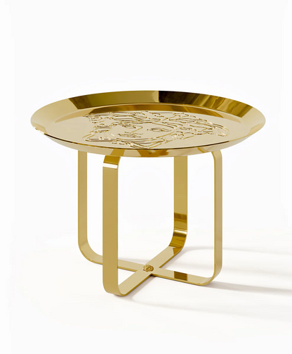 Gold Plated Side Table