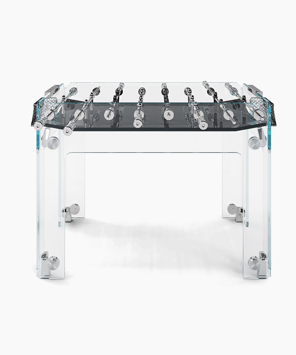 High-end glass football table