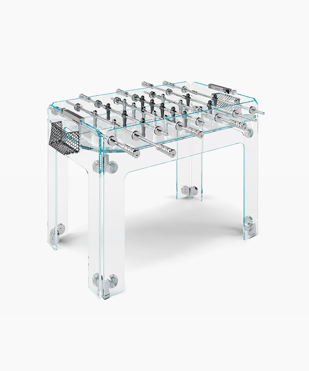 High-end glass football table