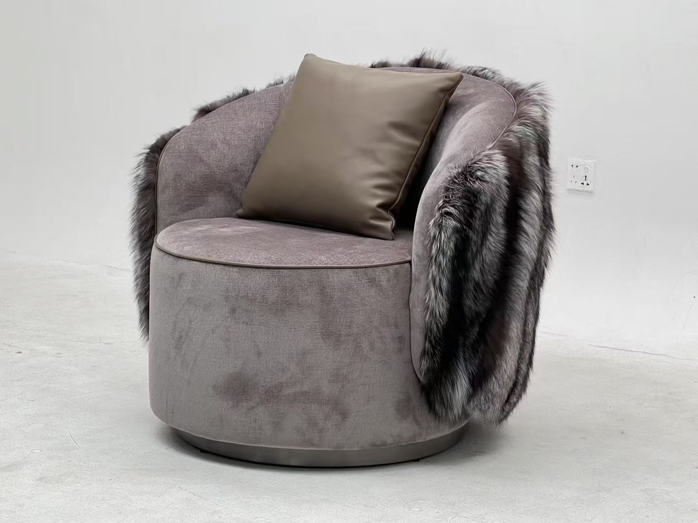 Italian Luxury Horsehair Armchair