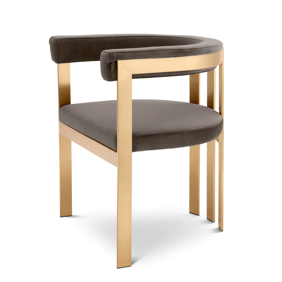 Sector Grey Boucle Dining Chair