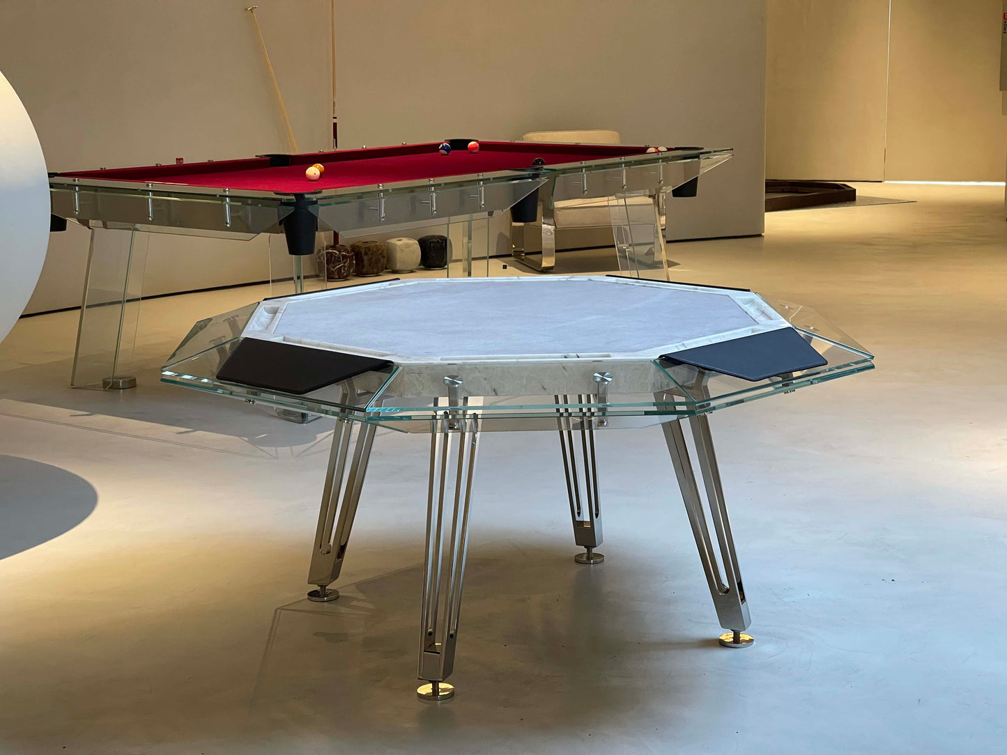 Unootto Marble Luxury Poker Table