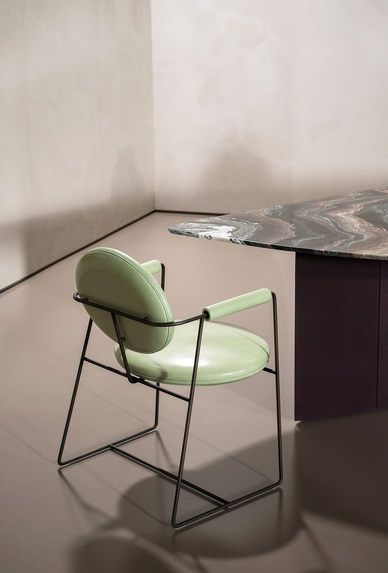 Luxury Metal Frame Dining Chair