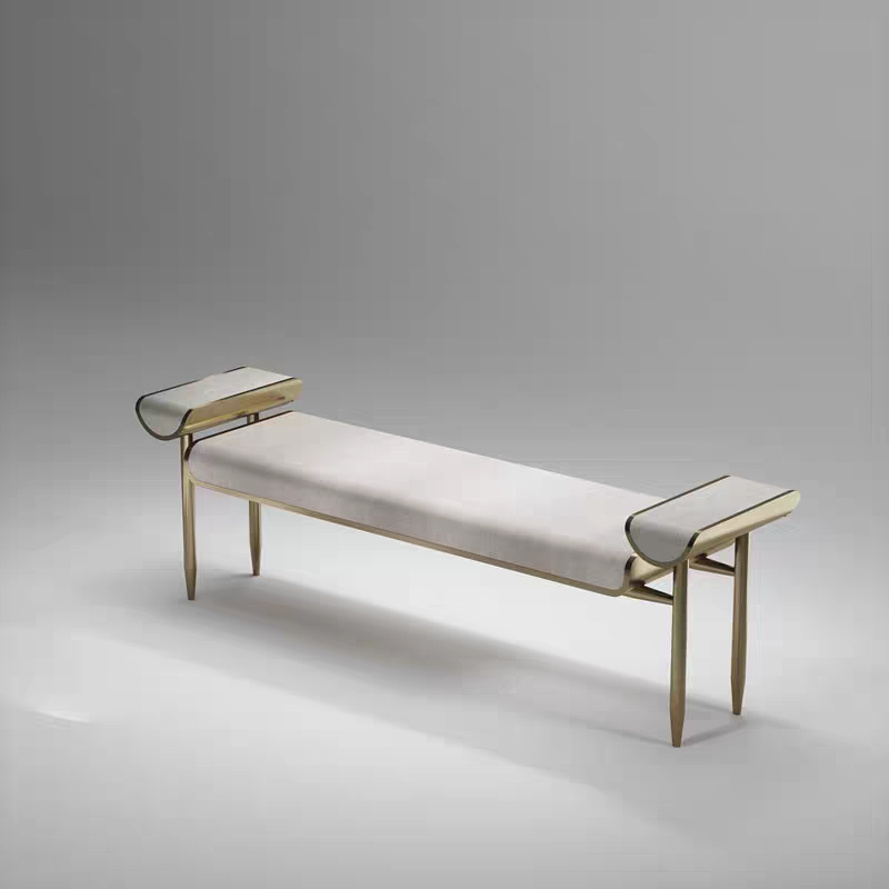 Handmade Velvet Bench