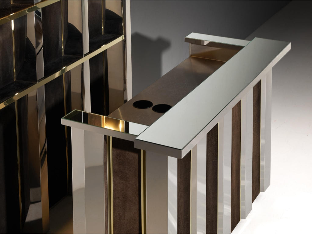 Hollywood Regency Bar Cabinet