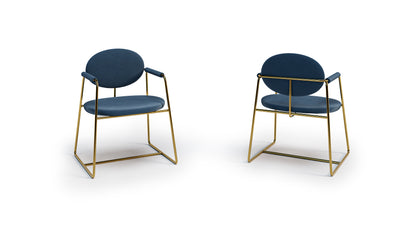 Luxury Metal Frame Dining Chair