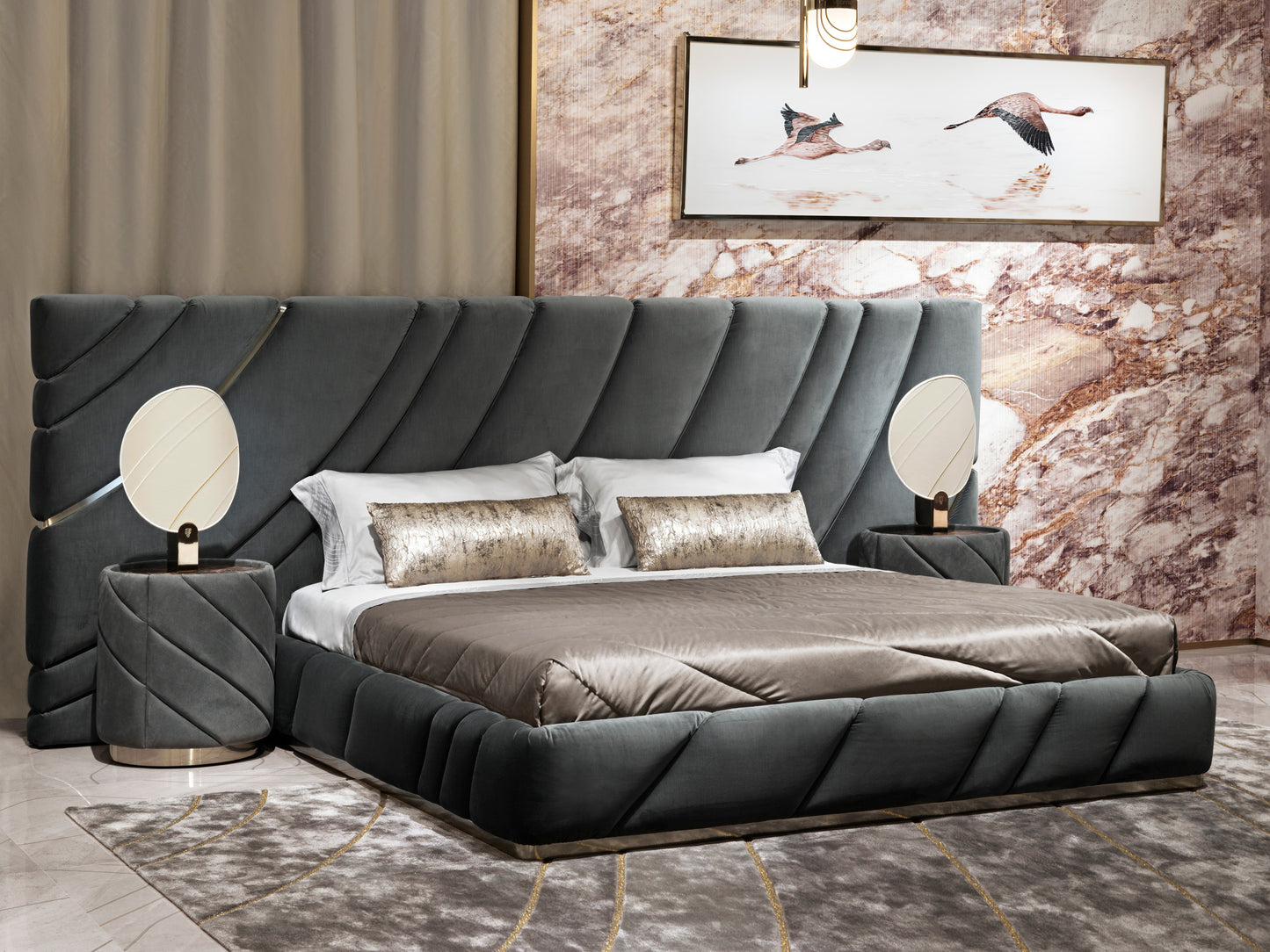 Luxury bedside table