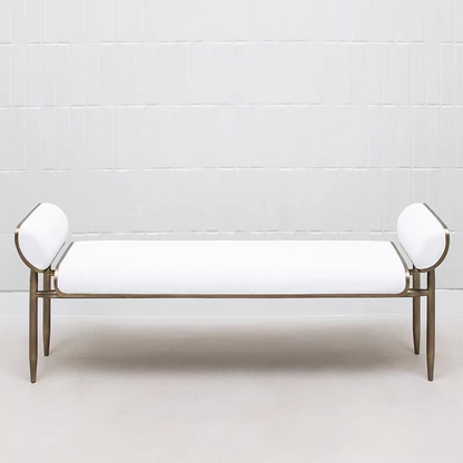 Handmade Velvet Bench
