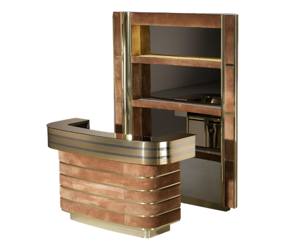 Hollywood Regency Bar Cabinet