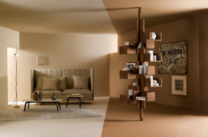Stylish Revolving Wood Bookcase