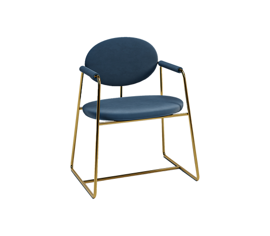 Luxury Metal Frame Dining Chair